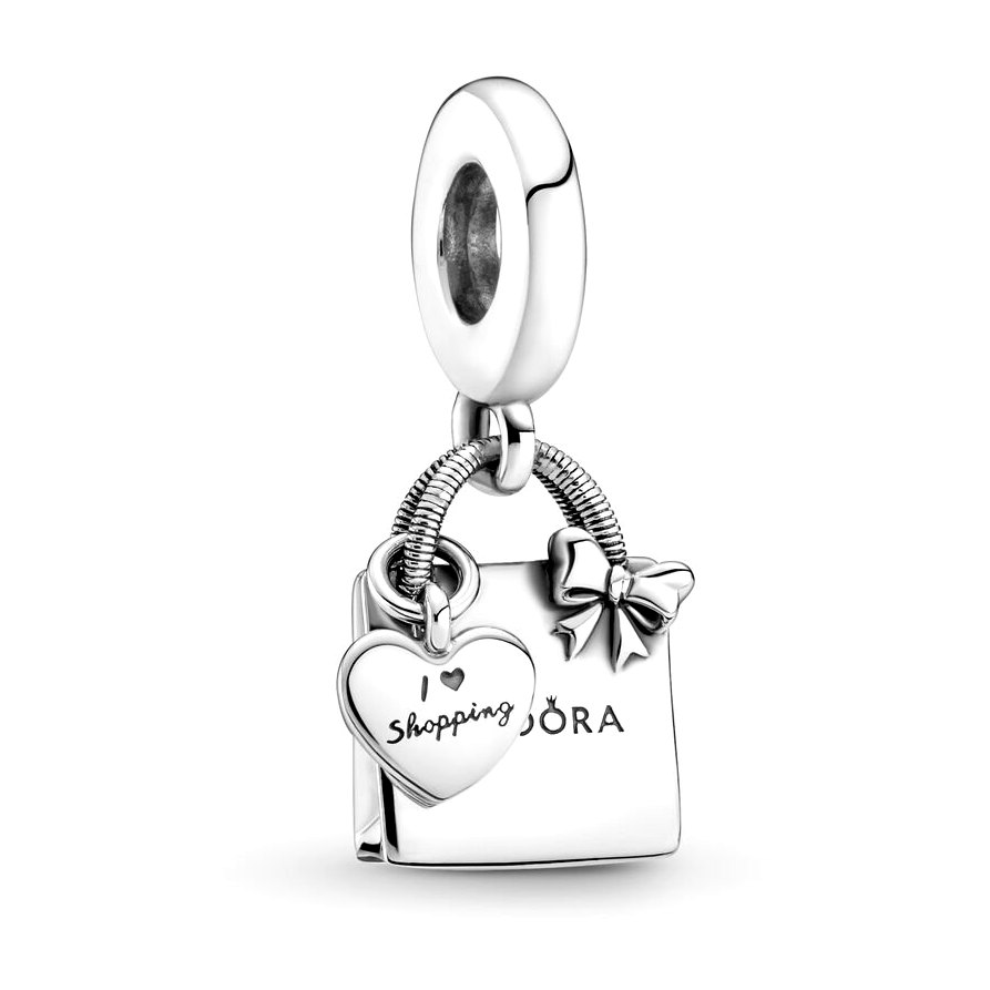Срібний шарм Pandora Pandora Shopping Bag Dangle