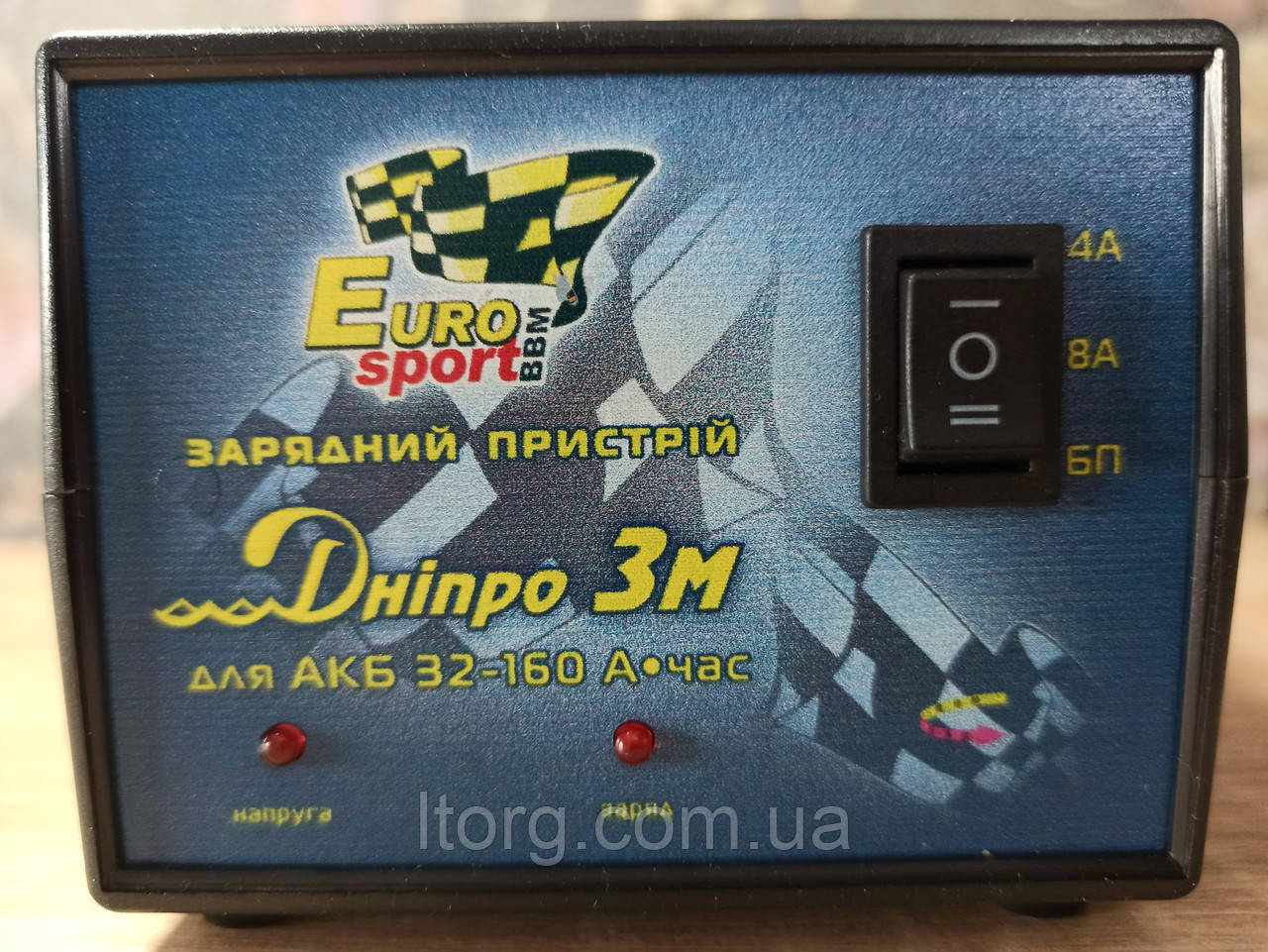 Зарядний пристрій імпульсний Дніпро 3М 12 В max 8 А блок живлення 12 В