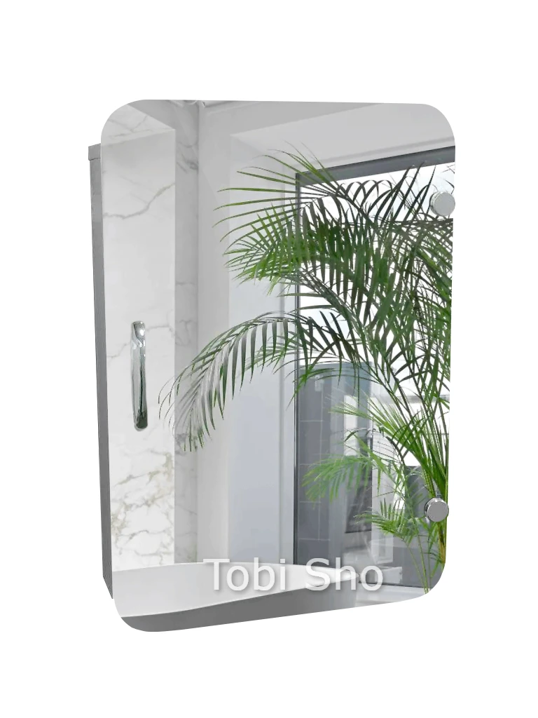 Шафка дзеркальна "Економ" для ванної кімнати Tobi Sho ТS-30 450х650х130 мм