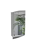 Дзеркальна вузька шафа "Економ" для ванної кімнати Tobi Sho ТS-237 350х700х130 мм