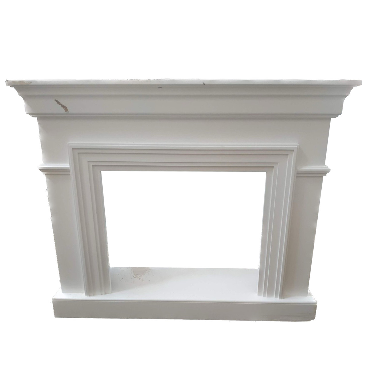 Портал каміна Senator AF-28S ArtiFlame білий Бянко під реставрацію