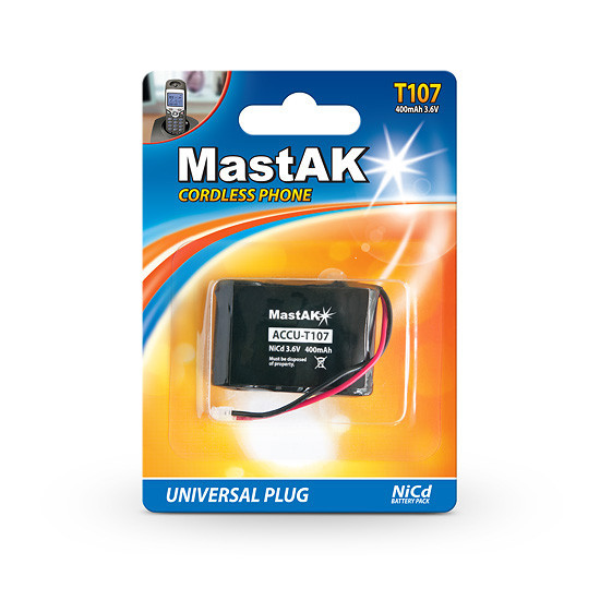 Аккумулятор MastAK T107 (T301) 3,6V 400mAh - фото 1 - id-p280647081