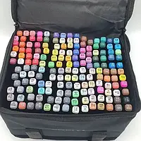 Набір скетч маркерів Touch Coco 168шт у сумочці. Фломастери ШК