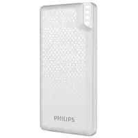 Внешний портативный аккумулятор Philips DLP2010N/62 10000mAh White Display 12W