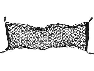Сітка-органайзер до багажника авто VOREL з 4 гаками, поліпропілен, 90 х 30 см (Польща)