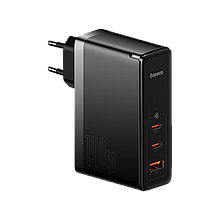 Мережевий зарядний пристрій Baseus GaN5 Pro 3 порта, USB + Type-C 140W Черный (CCGP100201)