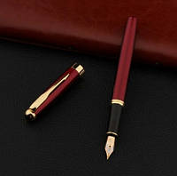 Перьевая ручка, цвет глубокий красный перо
