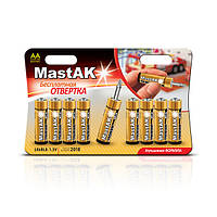 Батарейка MastAK PREMIUM Alcaline AA/LR6 + отвертка