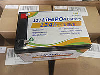 Акумулятор LiFePo4 12V 12А батарея, літій-залізо-фосфат BMS battery (LiFePO4 12V 12A)