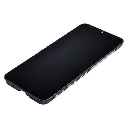 Дісплей для Xiaomi Redmi 9A/ 9C с чёрным тачскрином и корпусной рамкой, фото 3