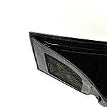 Шкіряний чоловічий гаманець H.T Leather 208S чорний, фото 7