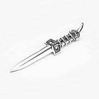 Срібний кулон кінжал Sirius