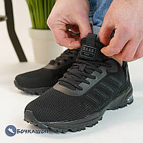 Чорні літні чоловічі кросівки, фото 2