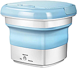 Складна переносна пральна машина Maxtop 7399 блакитна, фото 2