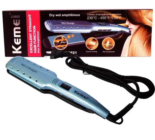 Випрямляч прасок для волосся Kemei Km-9621