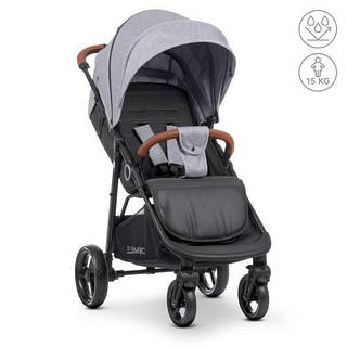Коляска детская ME 1024 X4 Gray Lines прогулочная,3 пол. спинки,чехол,дожд, серый