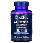 Life Extension, Ультра омега-3, 60 капсул