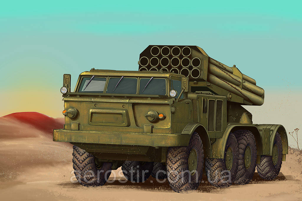 РСЗО "УРАГАН" НА ШАССІ ЗІЛ-135 1/72 TRUMPETER 07180, фото 1