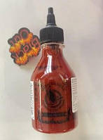 Соус Шрирача экстра-острый чили Sriracha BLACK Super Hot Flyimg Goose 70% чили 200 мл (Таиланд)