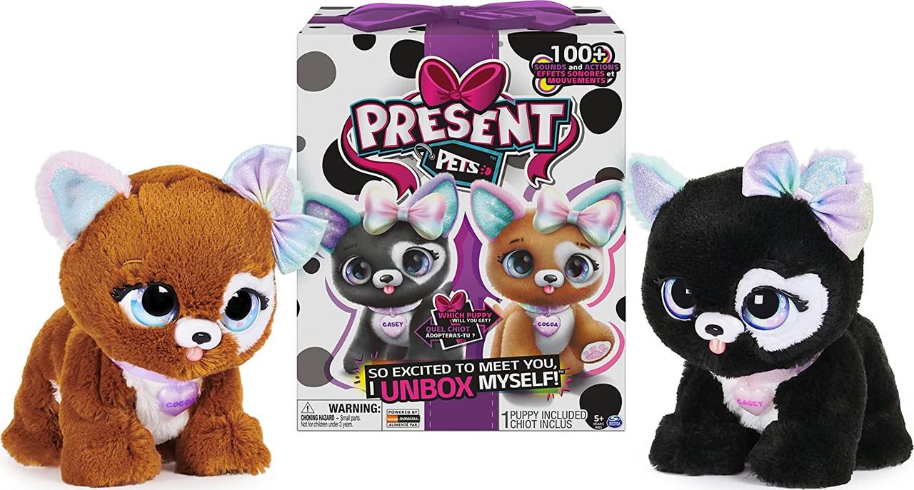 М'яке цуценя Spin master Present pets 6059159