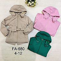 Куртка для девочек , F&D 4-12 лет.оптом FA680