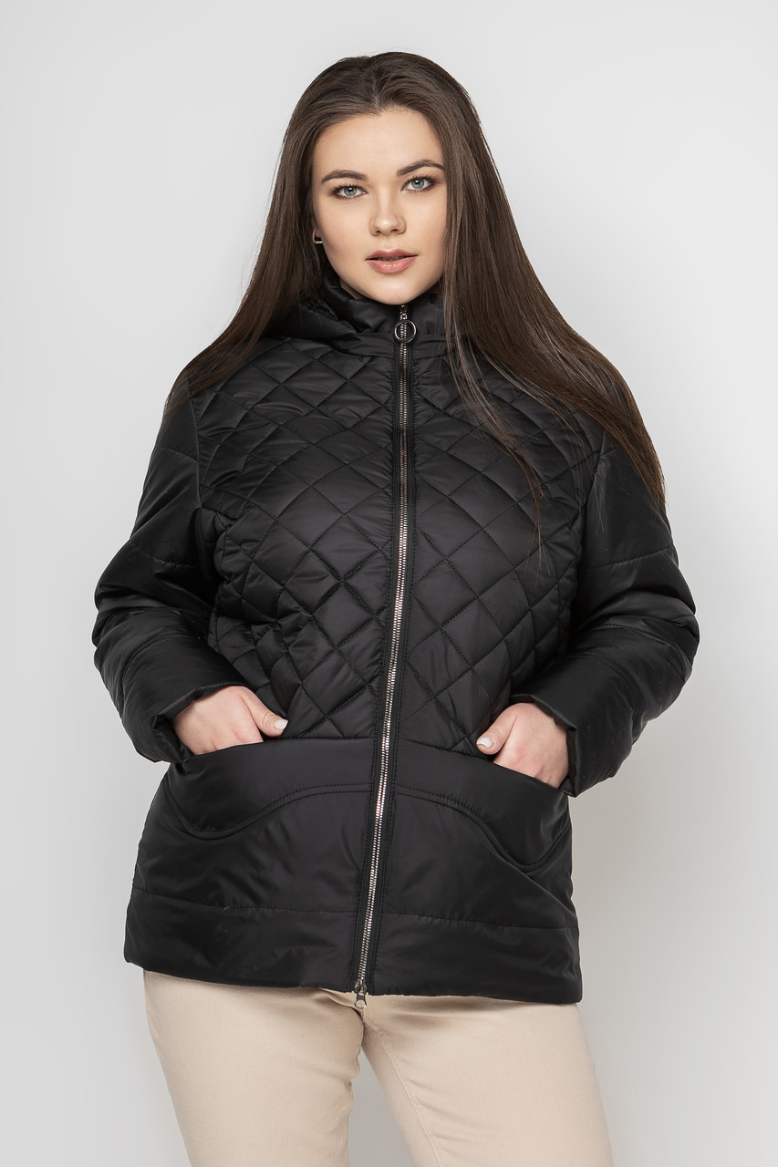 Жіноча демісезонна куртка Li-111, чорний
