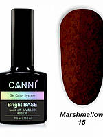 Базовое покрытие Marshmallow base CANNI 12 темно-гранатовый, 7,3 ml