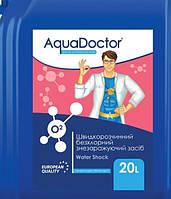 Жидкий кислород Аквадоктор 35 % перекись для бассейна AquaDoctor Water Shock О2 20л