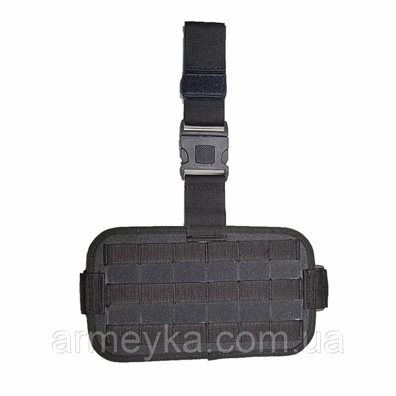 Настегенна платформа, тактична із системою molle, чорний, оксфорд, UA