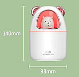 Зволожувач повітря з підсвіткою Humidifier H20 8023, медведик зелений, фото 4