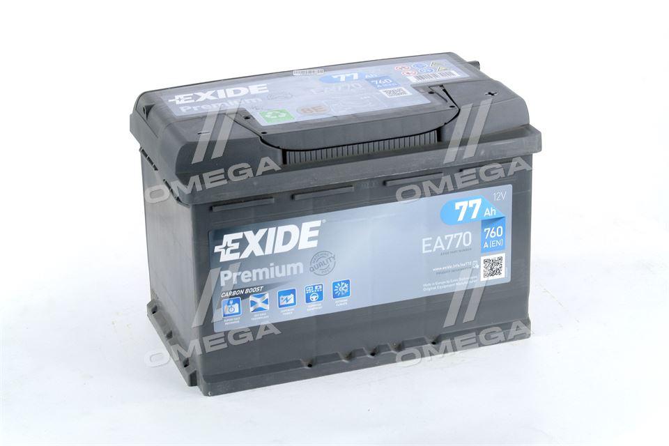 Акумулятор 77Ah-12v Exide PREMIUM (278х175х190), R, EN760 EA770  (ID#1767810326), цена: 4567.05 ₴, купить на