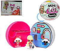Ігровий набір з ляльками Лол Міні сім'я Lady Diva Queen LOL Surprise Mini Family лялька