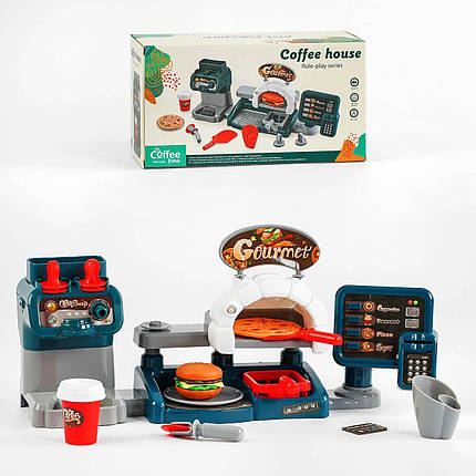 YQL 39 Кухня Coffee house іграшкова, звук, продукти дитяча, фото 1