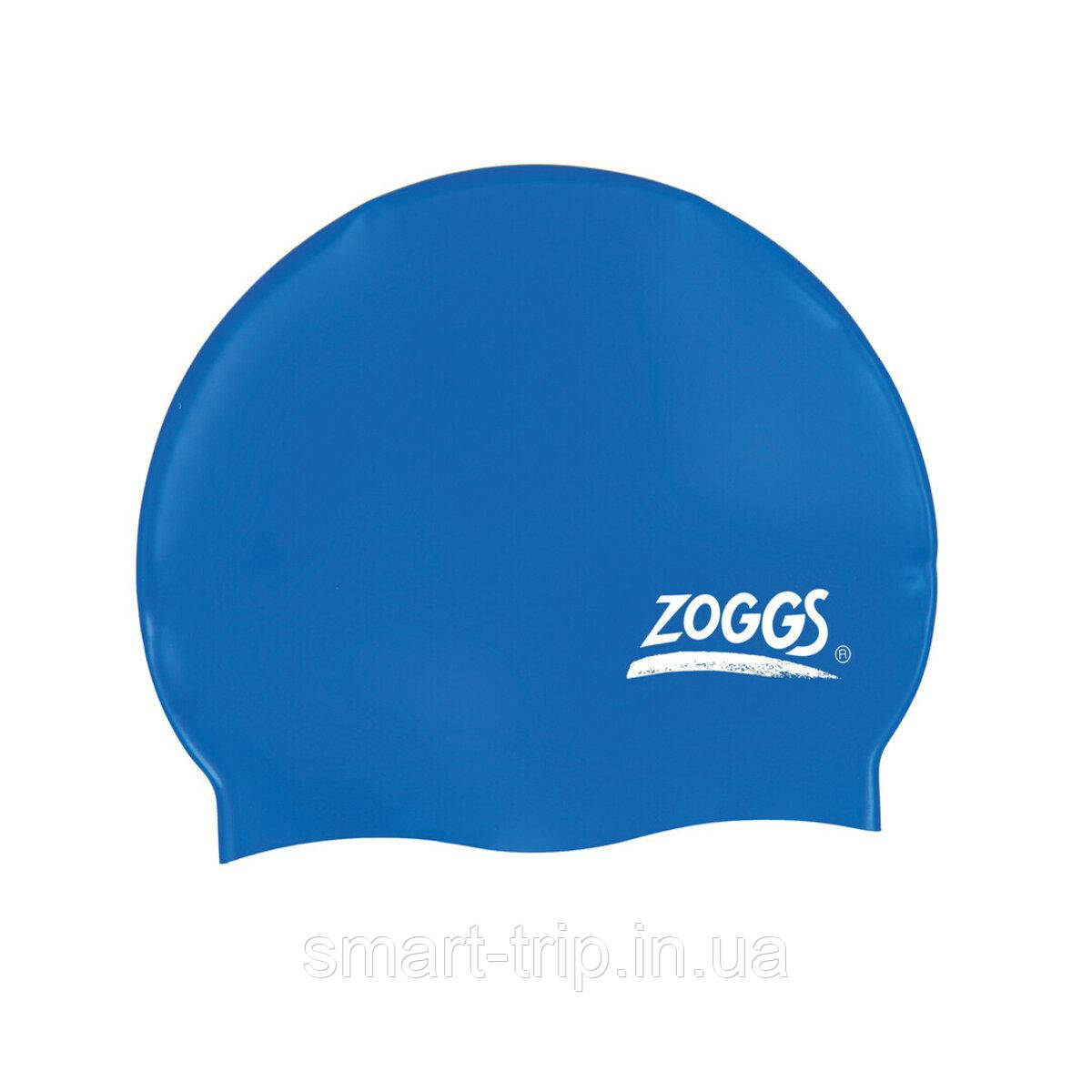 Шапочка для плавання Zoggs Silicone Cap синя V2