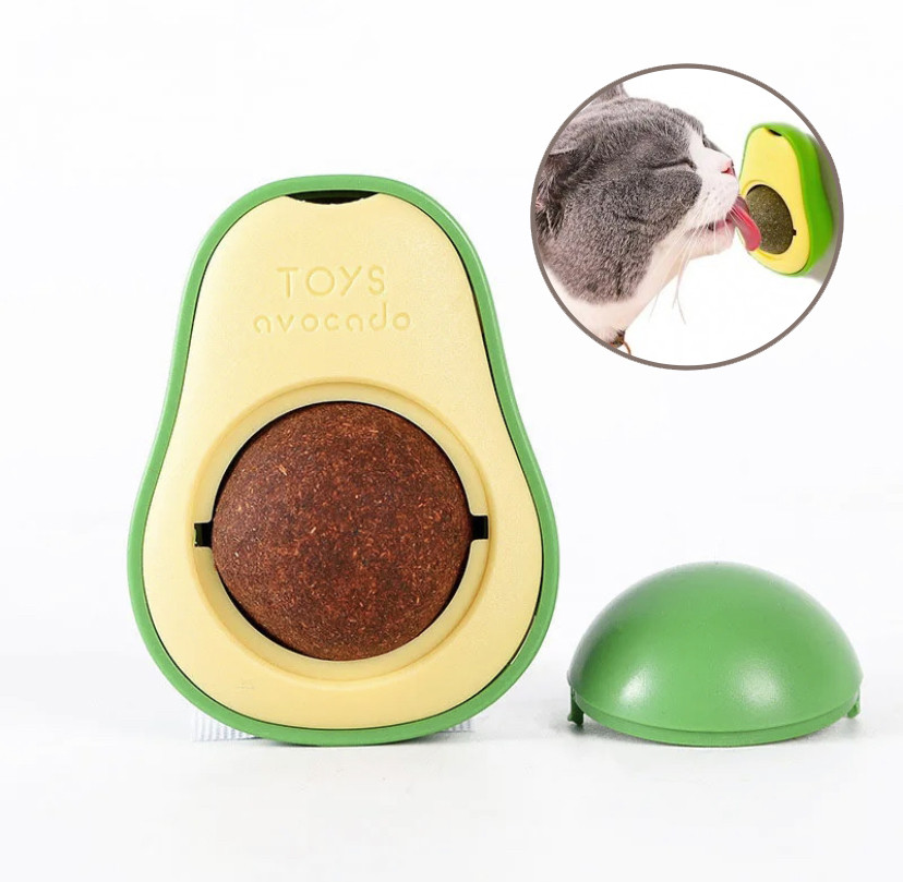Котяча м'ята іграшка смаколик для котів Авокадо з фруктовим смаком, фото 1