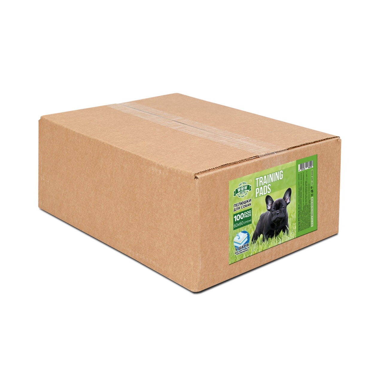 Пелюшки TRAINING PADS WOW PETS 60x60 см 100шт.