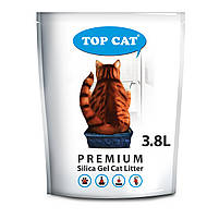 Наповнювач для котячого туалету силікагелевий TOP CAT Premium 3,8 л / Наповнювачі для котів, фото 2
