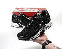 Чоловічі кросівки Nike Air Max Plus TN Black White AQ4128-001, фото 4