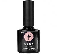 База каучуковая для ногтей SAGA Professional Rubber Base STRONG 8 мл