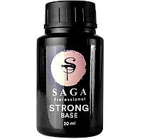 База каучуковая для ногтей SAGA Professional Rubber Base STRONG 30 мл