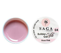 Гель для нарощування нігтів SAGA professional Builder Gel Veil 04 15мл