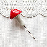 Декоративний мухомор 8 см, фото 2