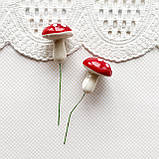 Декоративний мухомор 4 см, фото 2