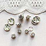 Мініатюра чайний керамічний набір Зелене листя, фото 3