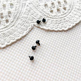 Ручка для меблів кругла фактурна 5 мм Чорна, фото 2