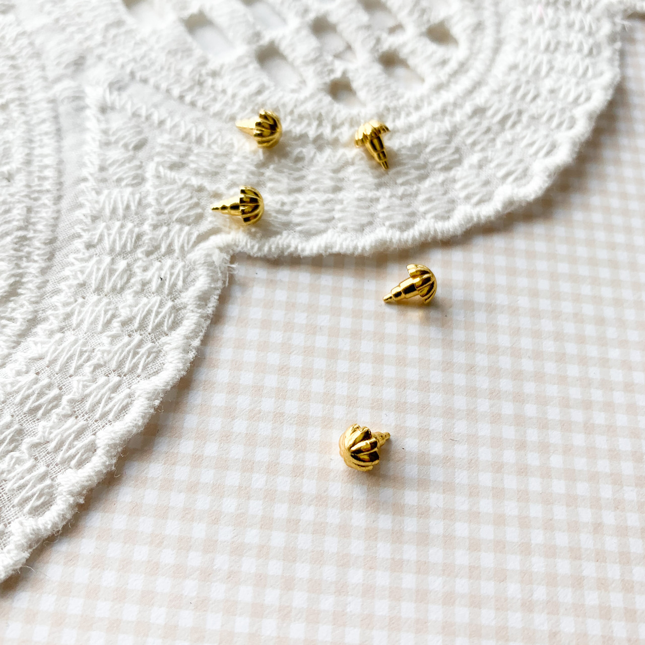 Ручка для меблів кругла фактурна 5 мм Золото, фото 1