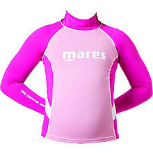 Лонгслів дитячий Mares Rash Guard UPF 50+ рожевий 9-10 років