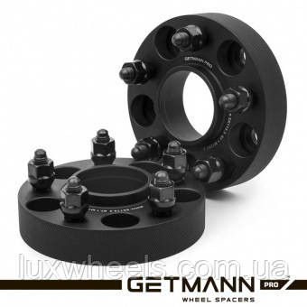 Колісна проставка-адаптер GETMANN 1 шт. 30 мм PCD 5х114.3 DIA 67.1 зі шпильками 12x1.5 для Citroen, Dodge