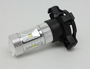 Світлодіодна Автолампа PY24W, 30W (750Lm), (6 світлодіодів 5W CREE) + Лінза