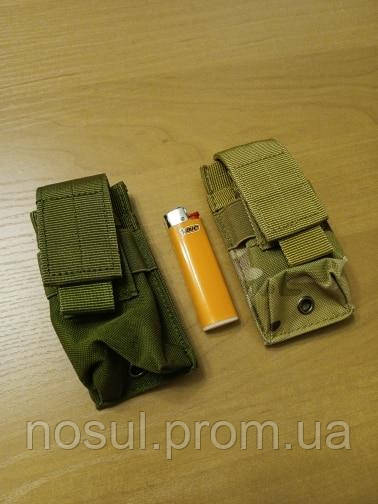 Подсумок для пистолетного магазина тактический Molle (зеленый) - фото 4 - id-p631328705